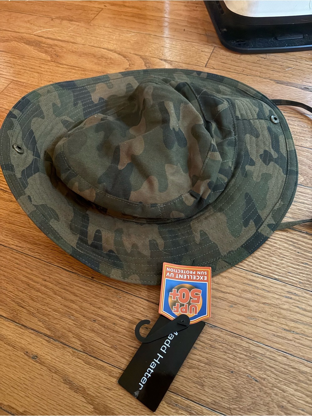 Adult Camo Sun Hat with UPF 50+